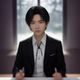 开云棋牌创始人兼CEO陈明远，西装革履在办公室背景前自信微笑，资深互联网从业者气质